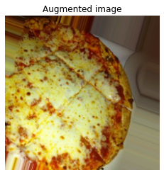 mostra imagem de pizza aumentada